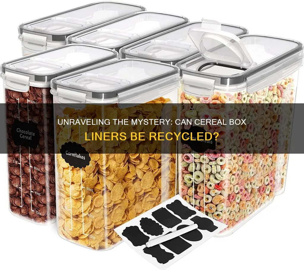 are plastic cereal box liners recyclable