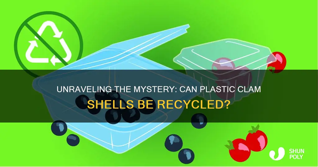 are plastic clam shell containers recyclable