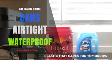 Exploring the Durability: Are Plastic Coffee Cans Airtight and Waterproof?