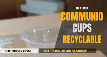 Communion Cups: Can Plastic Be Recycled?