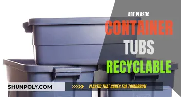 Unraveling the Mystery: Can Plastic Container Tubs Be Recycled?