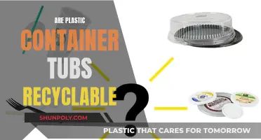 Plastic Container Tubs: Are They Recyclable?