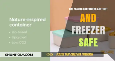 Plastic Containers: Airtight and Freezer-Safe?
