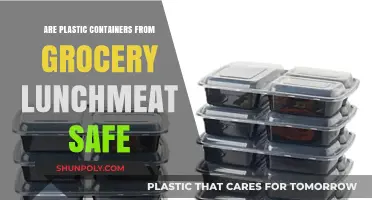 Plastic Lunchmeat Containers: Safe or Not?