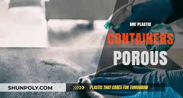 Porosity of Plastic Containers: Are They Porous?