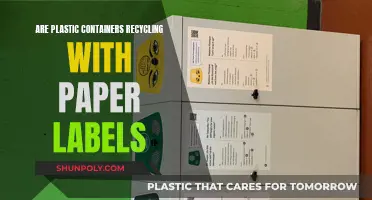 Can Plastic Containers with Paper Labels Be Recycled?