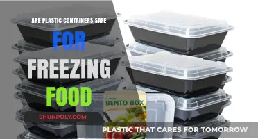 Freezing Food in Plastic Containers: Is It Safe?
