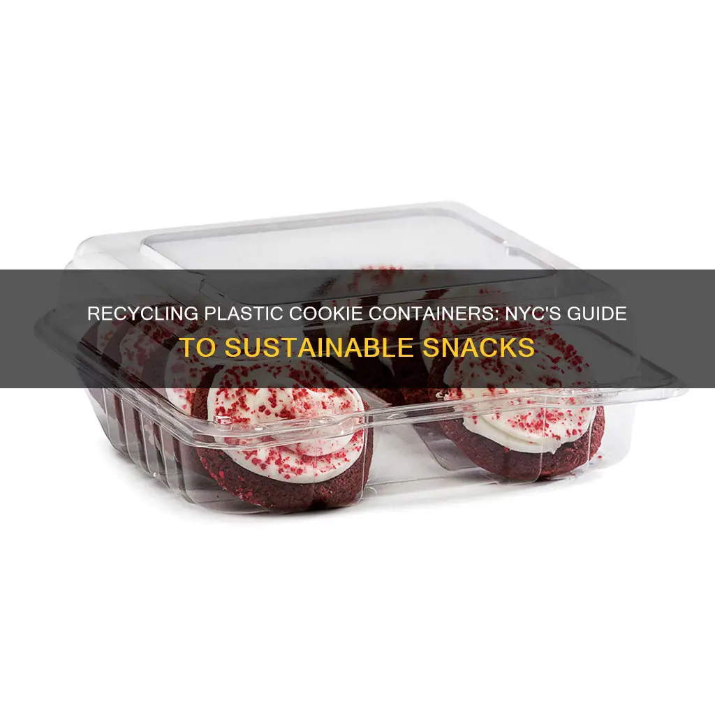 are plastic cookie containers recyclable nyc