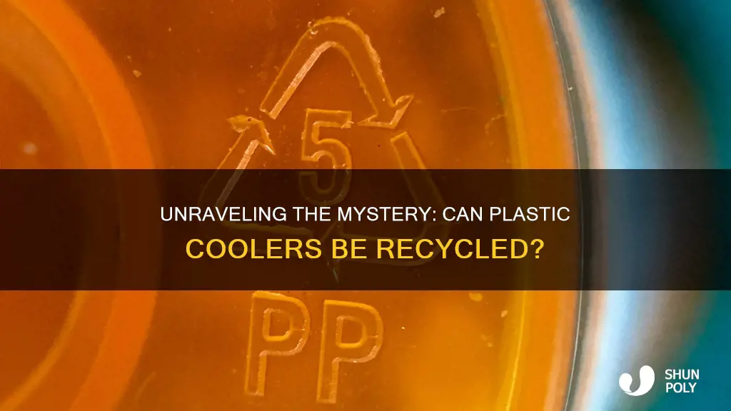 are plastic coolers recyclable