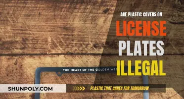 Plastic License Plate Covers: Legal or Not?