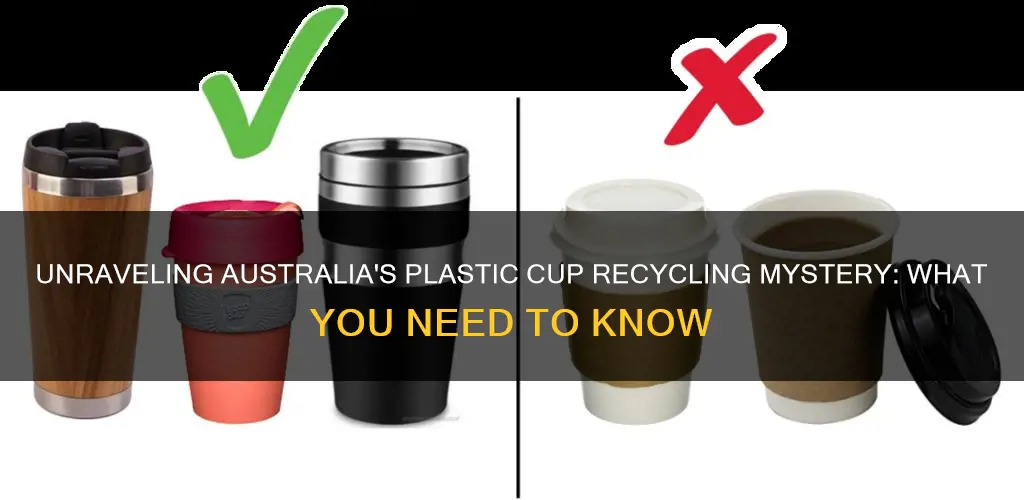 are plastic cups recyclable australia