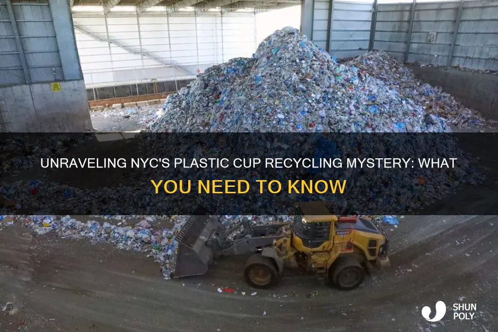 are plastic cups recyclable in nyc