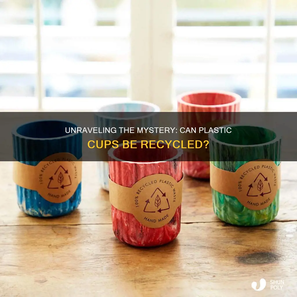 are plastic cups recyclable