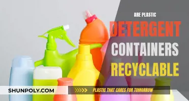 Unraveling the Mystery: Can Plastic Detergent Containers Be Recycled?