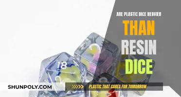Plastic vs Resin Dice: Weight and Feel