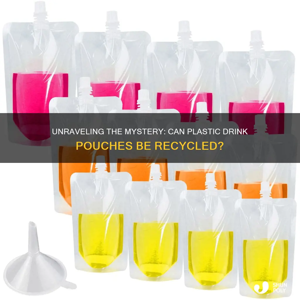 are plastic drink pouches recyclable