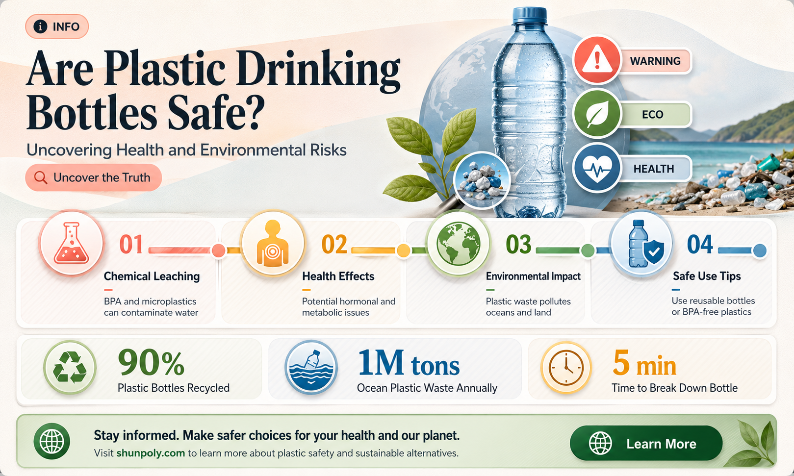 are plastic drinking bottles safe