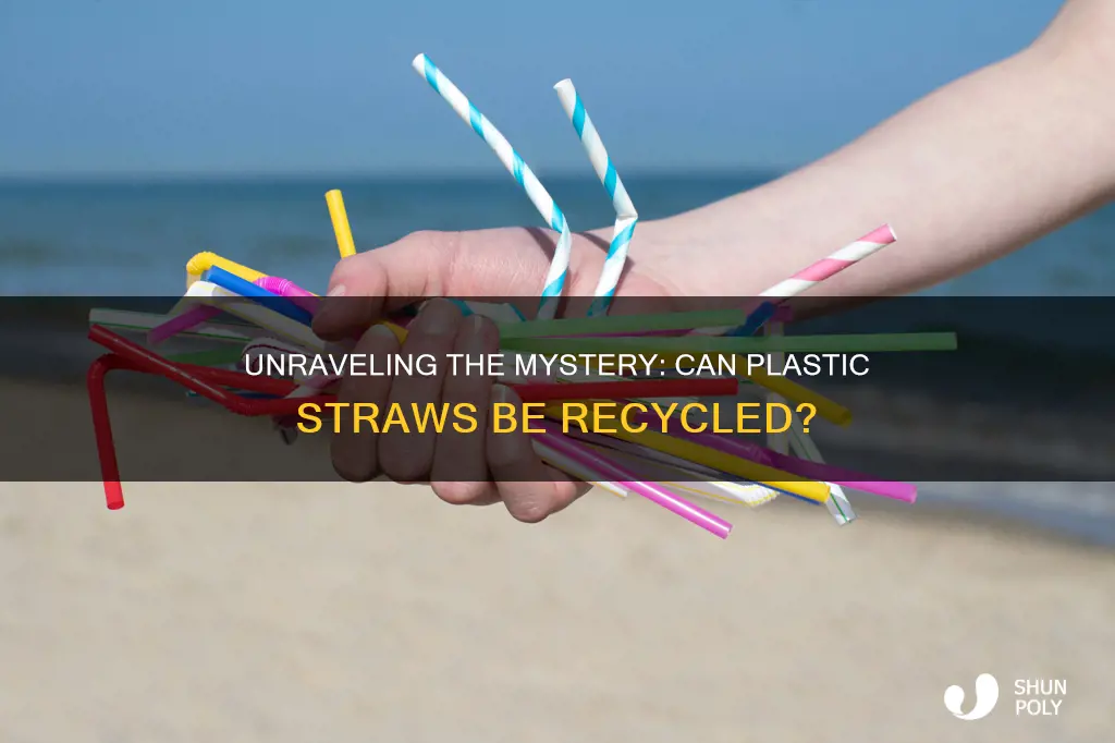 are plastic drinking straws recyclable