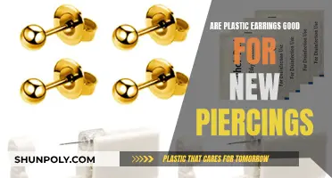 Plastic Earrings: A Good Choice for New Piercings?