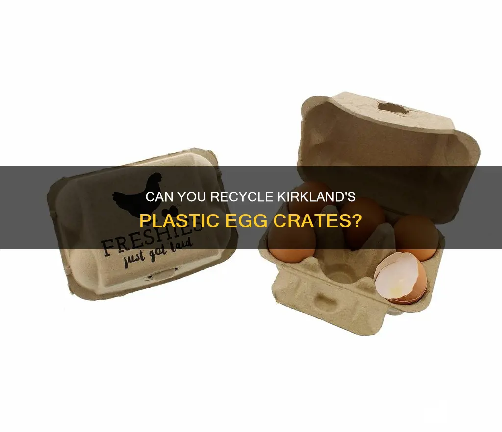 are plastic egg crates kirkland brand recyclable