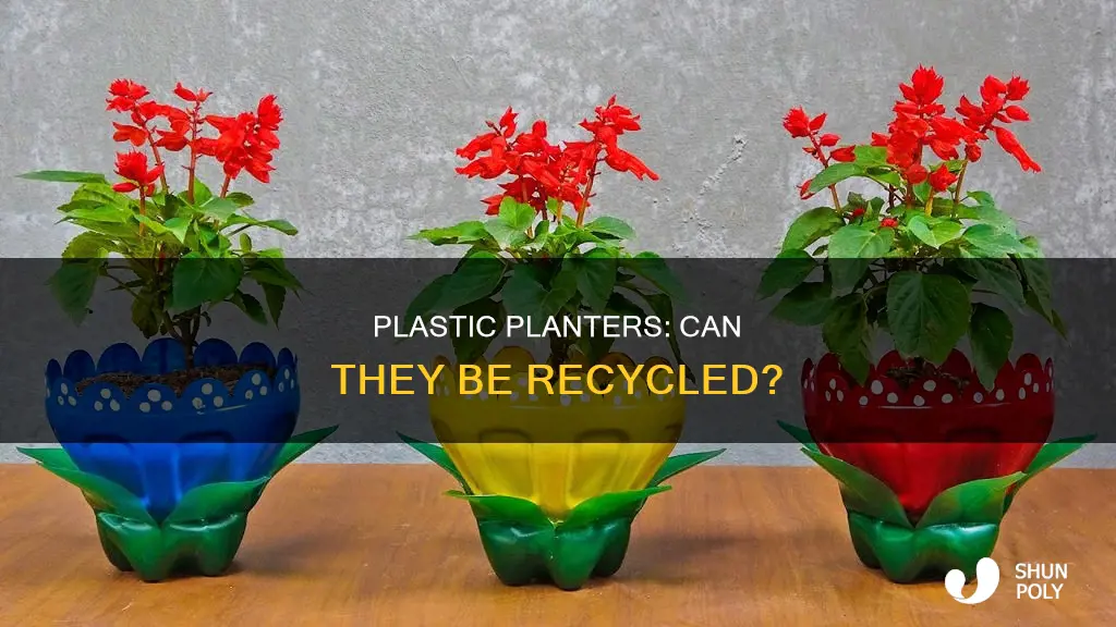 are plastic flower planters recyclable