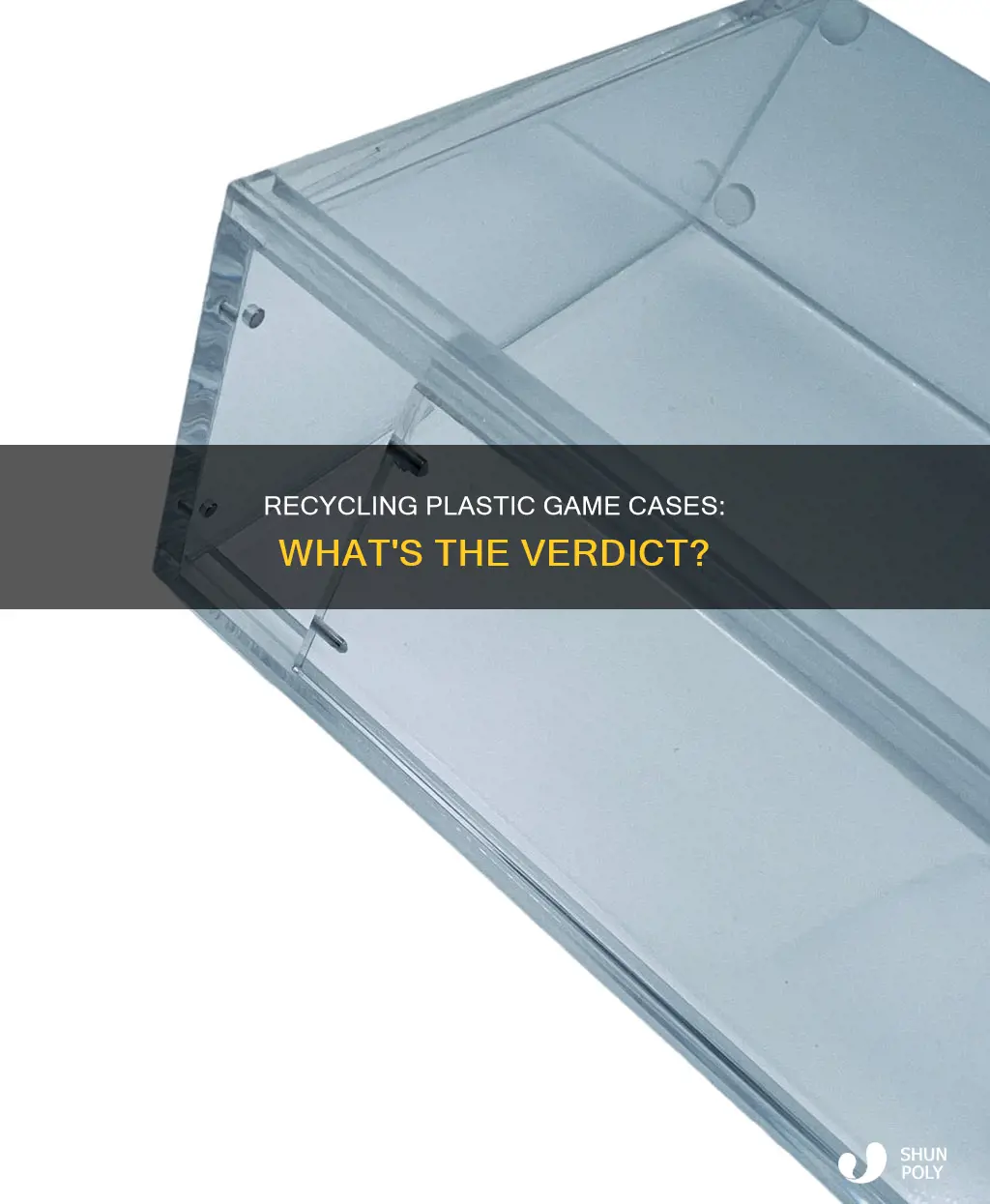 are plastic game cases recyclable