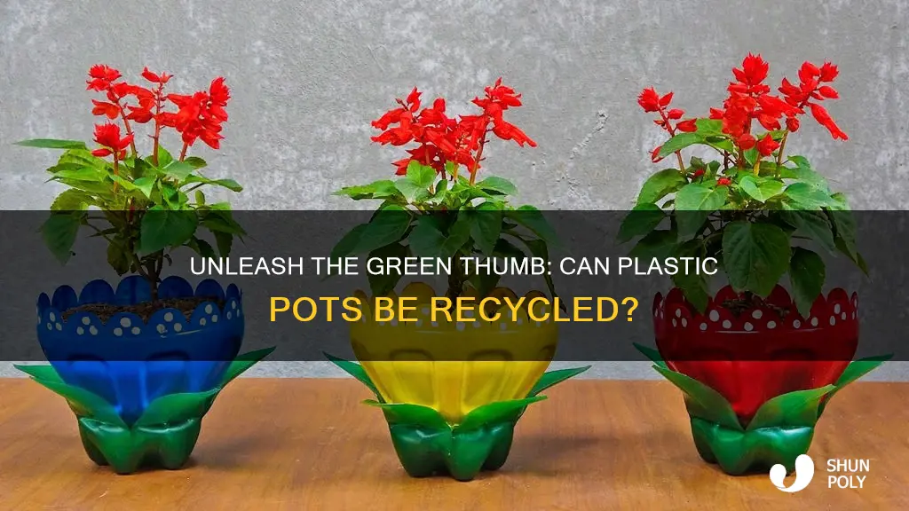 are plastic garden pots recyclable