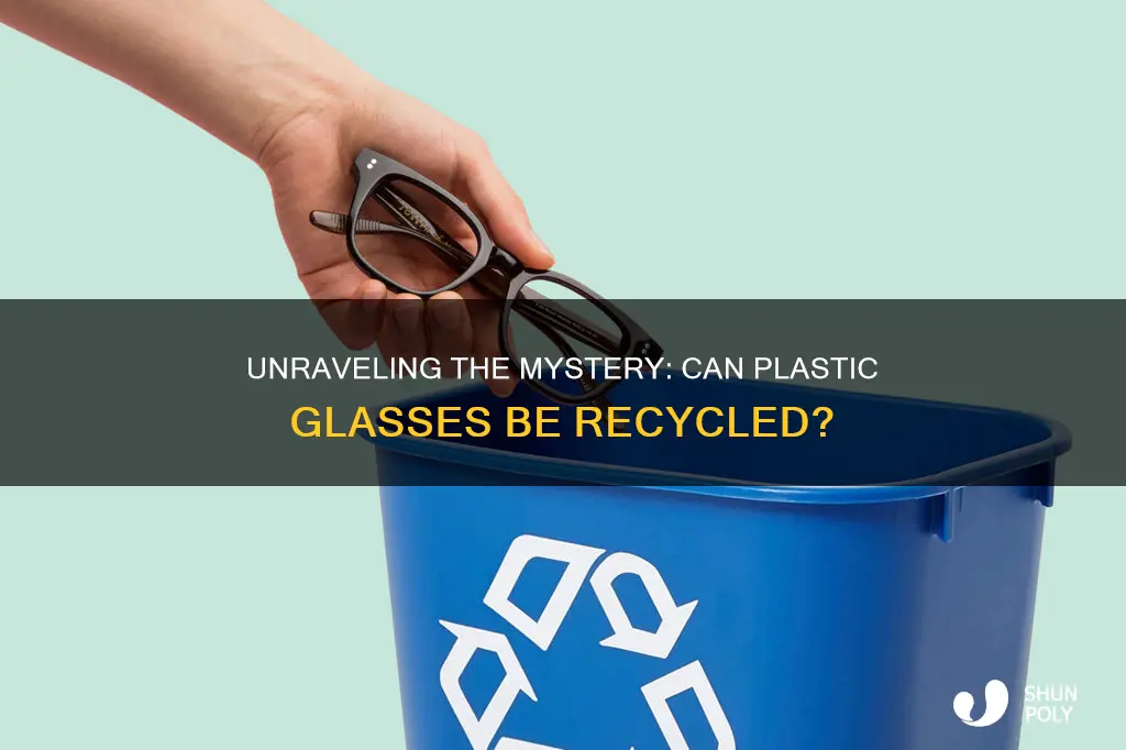 are plastic glasses recyclable