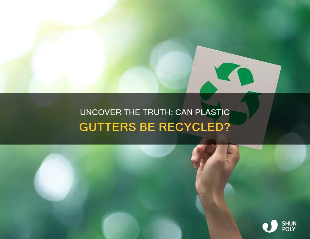 are plastic gutters recyclable