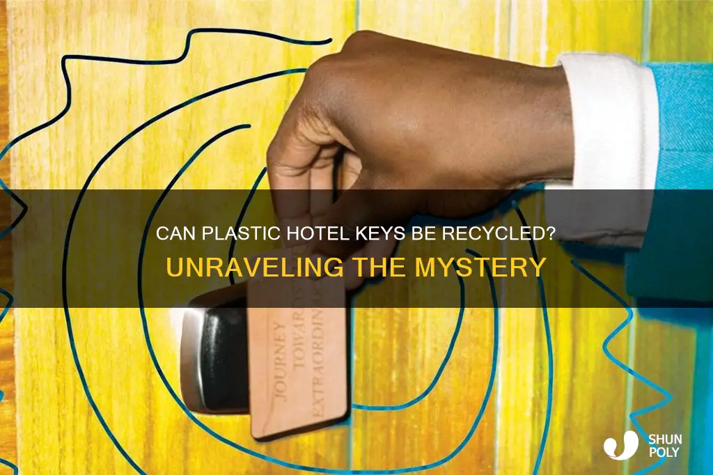 are plastic hotel keys recyclable