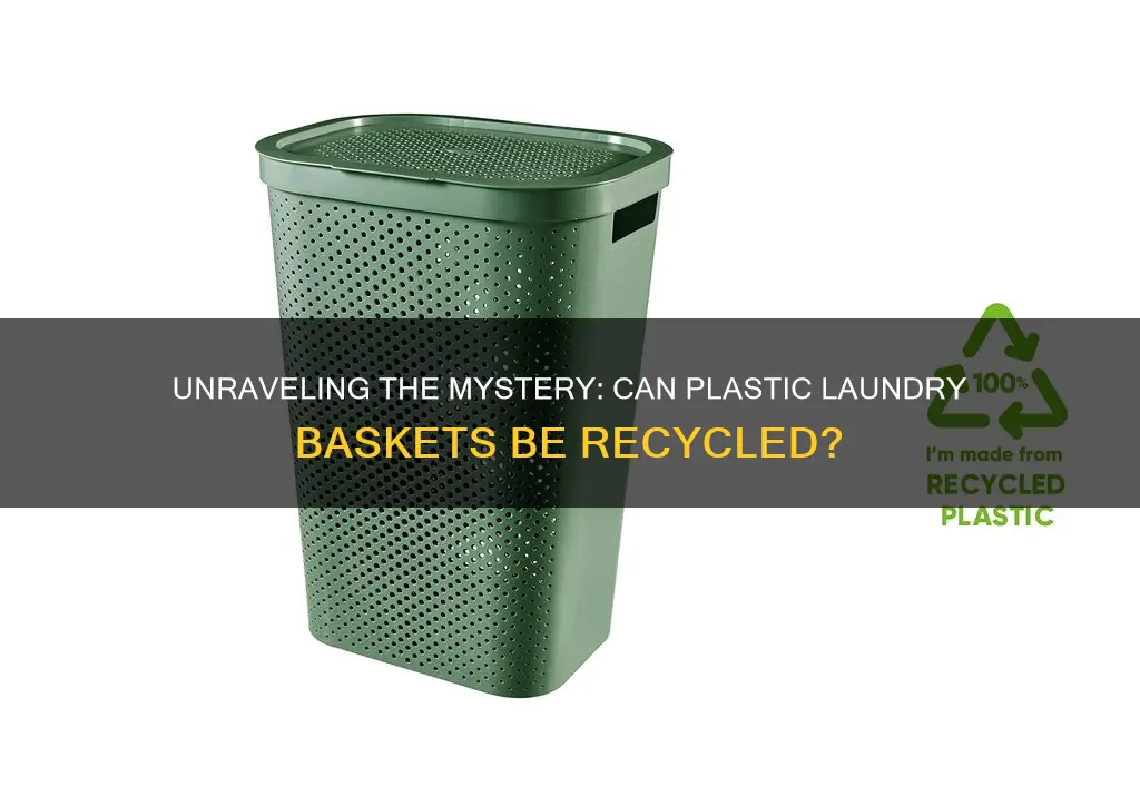 are plastic laundry basket recyclable