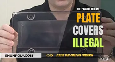 Plastic License Plate Covers: Legal or Not?