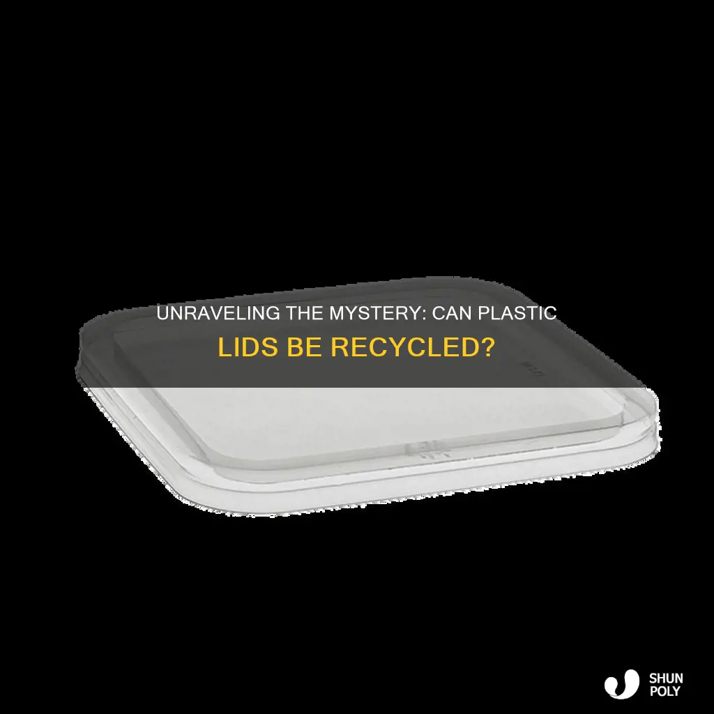 are plastic lids recyclable