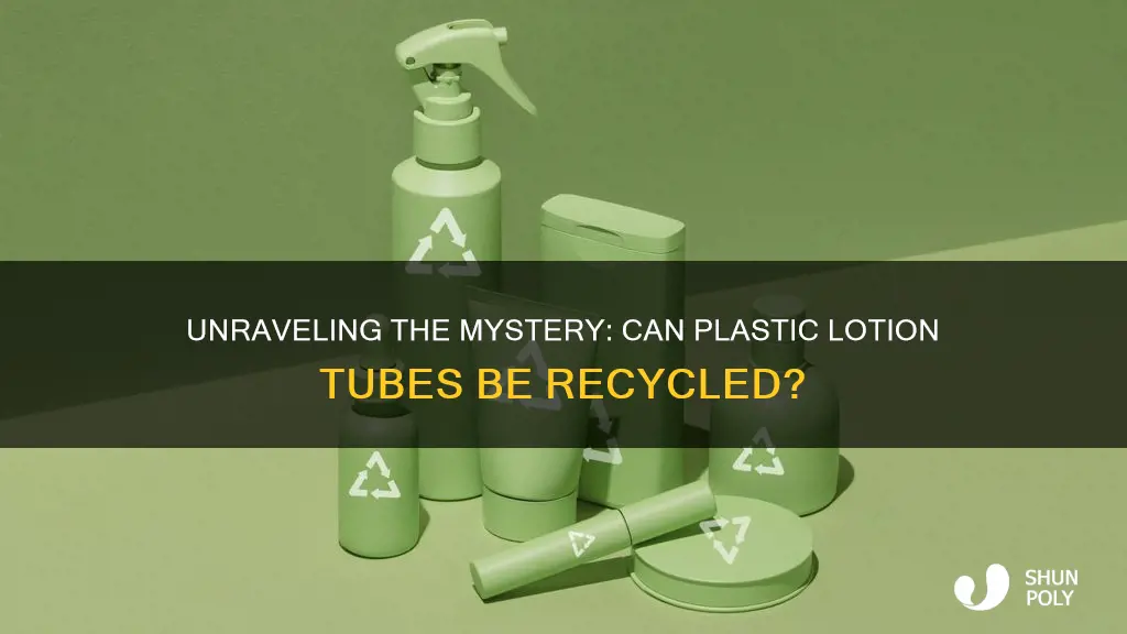 are plastic lotion tubes recyclable