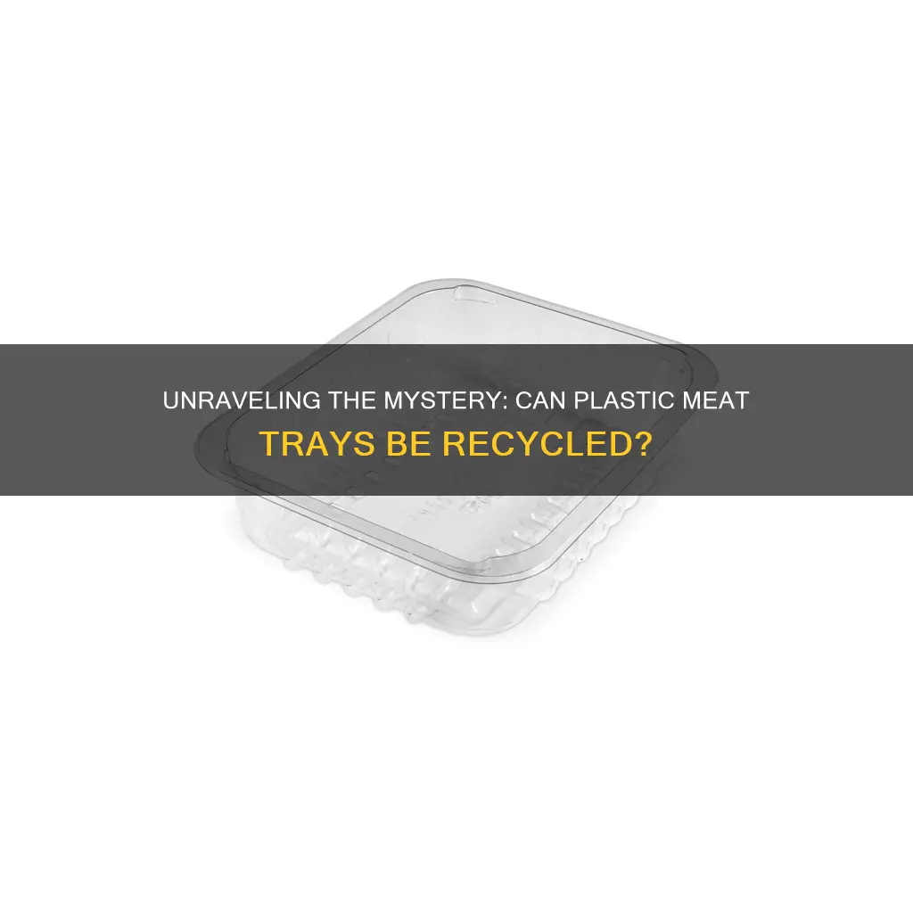 are plastic meat trays recyclable