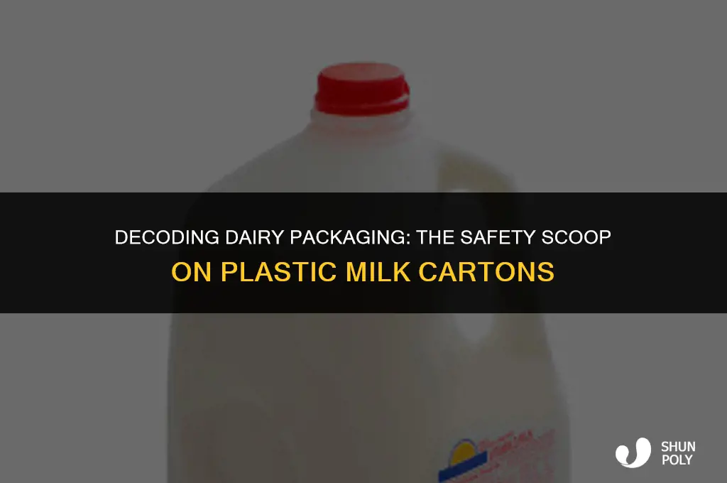 are plastic milk cartons safe