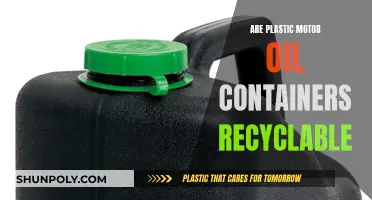 Can Plastic Motor Oil Containers Be Recycled? Unraveling the Mystery