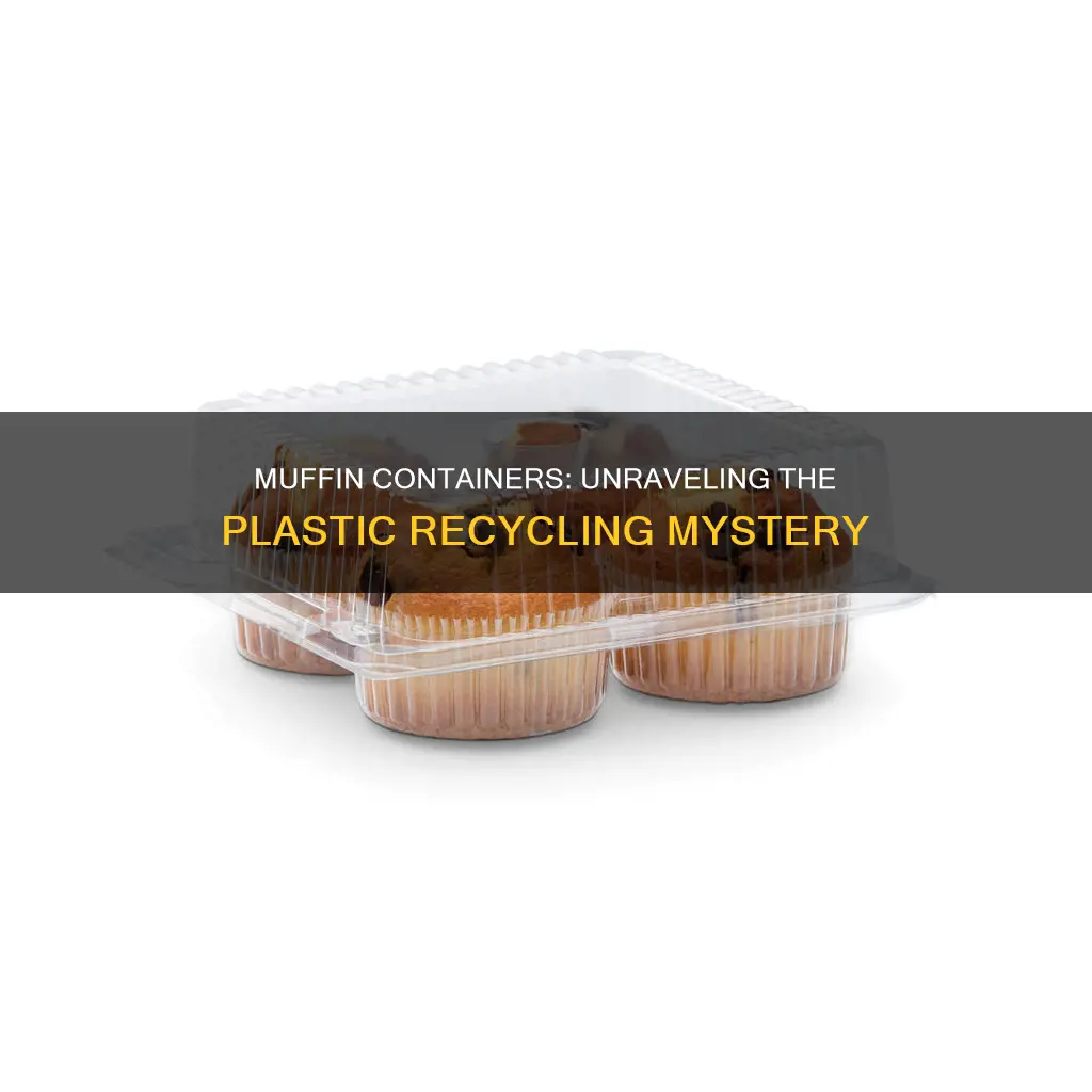 are plastic muffin containers recyclable