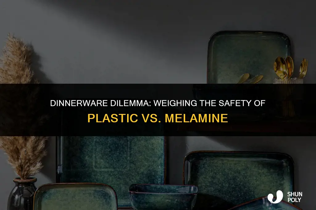 are plastic or melamine dinnerware safer