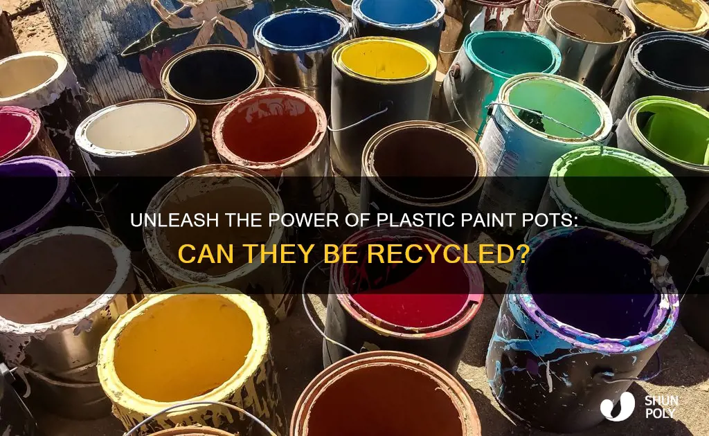 are plastic paint pots recyclable