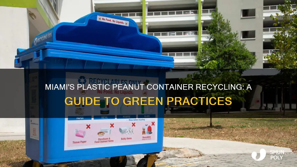 are plastic peanut containers recycle in miami