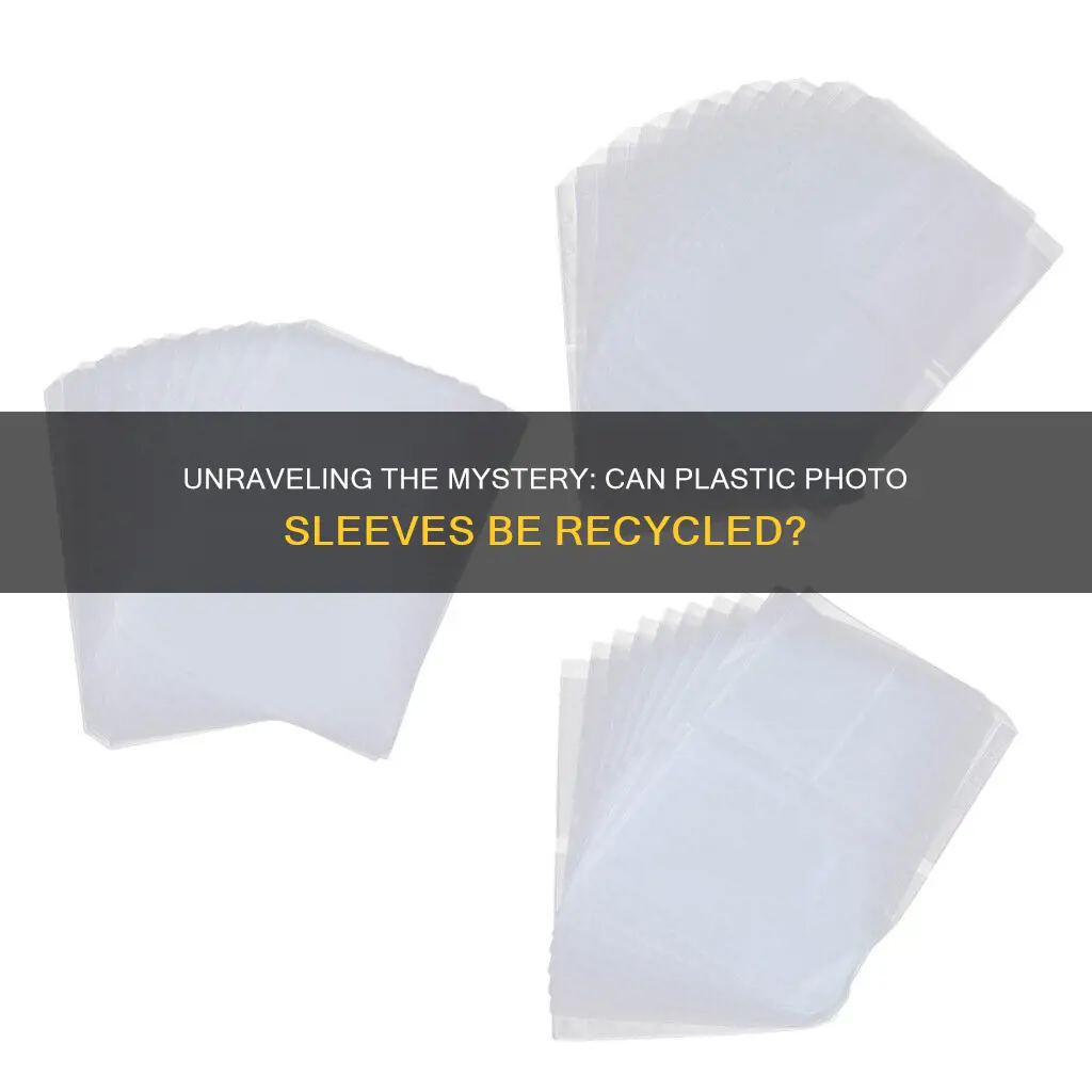 are plastic photo sleeves recyclable