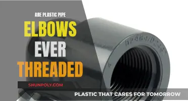 Plastic Pipe Elbows: Threaded or Not?