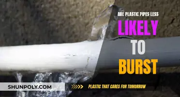 Plastic Pipes: Less Prone to Bursting?