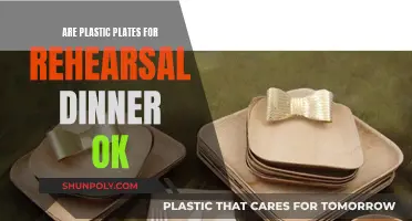 Plastic Plates for Rehearsal Dinner: Tacky or Tasteful?