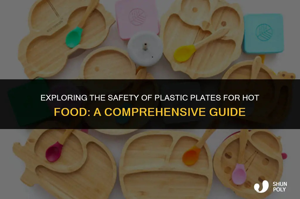 are plastic plates safe for hot food