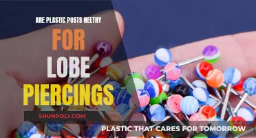 Plastic Posts: Healthy Choice for Lobe Piercings?