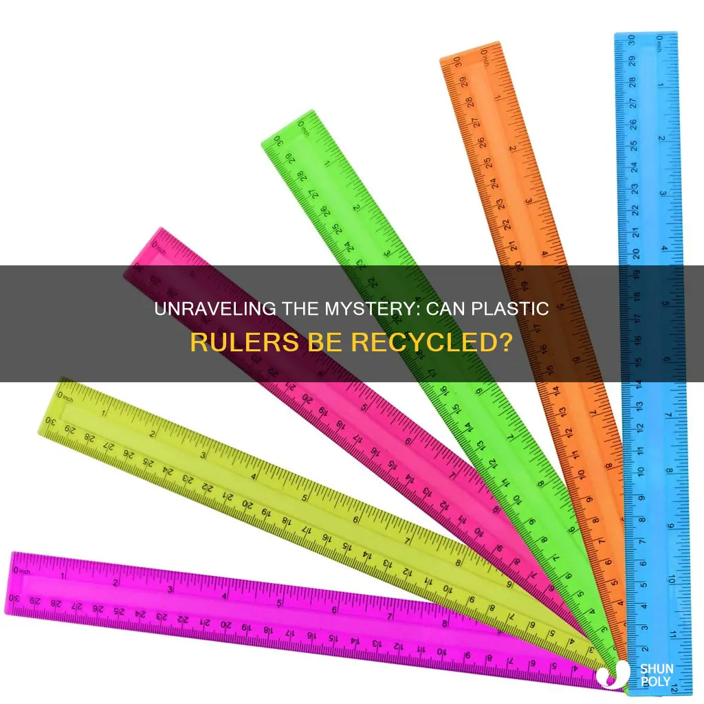 are plastic rulers recyclable