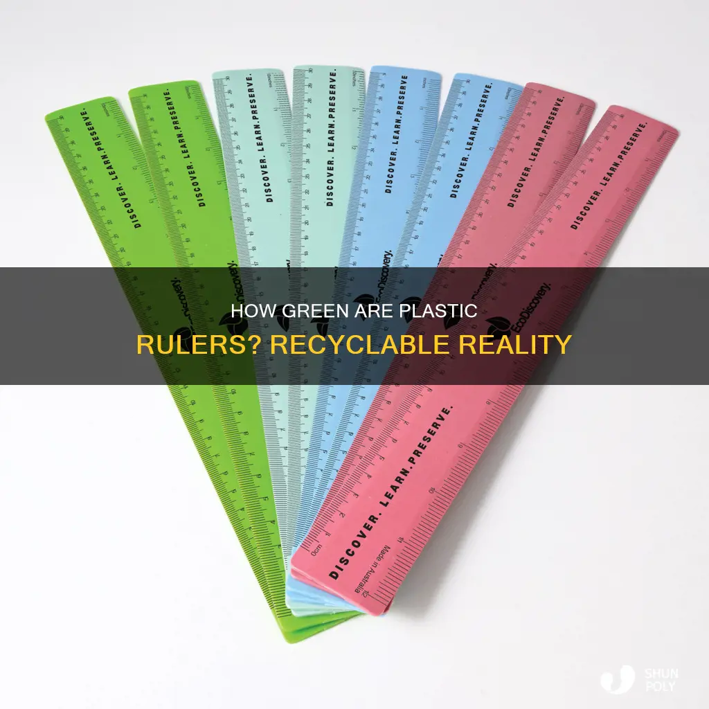 are plastic rulers recyclable