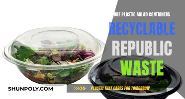 Recycling Republic's Plastic Salad Containers: Unraveling Waste Management